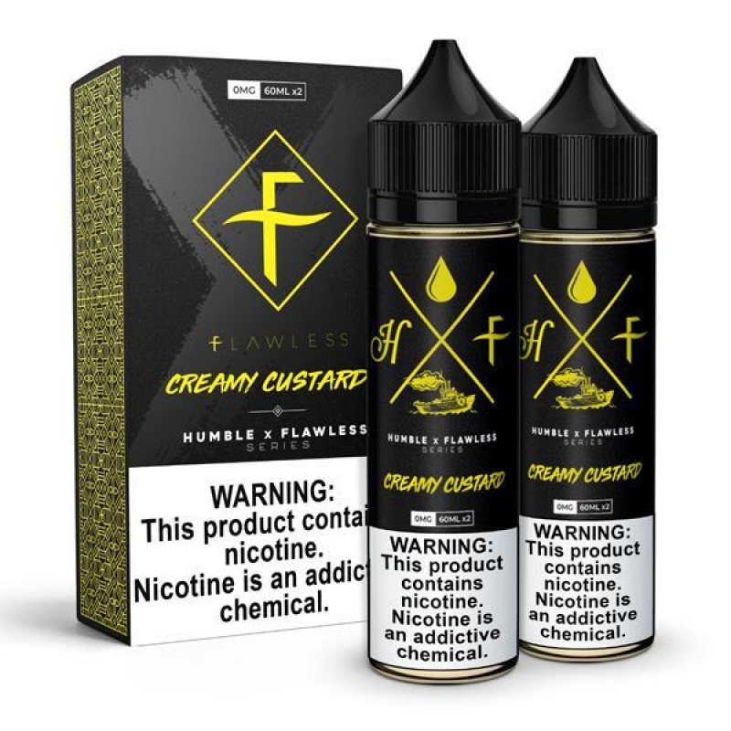 HUMBLE X FLAWLESS | Creamy Custard 120ML eLiquid